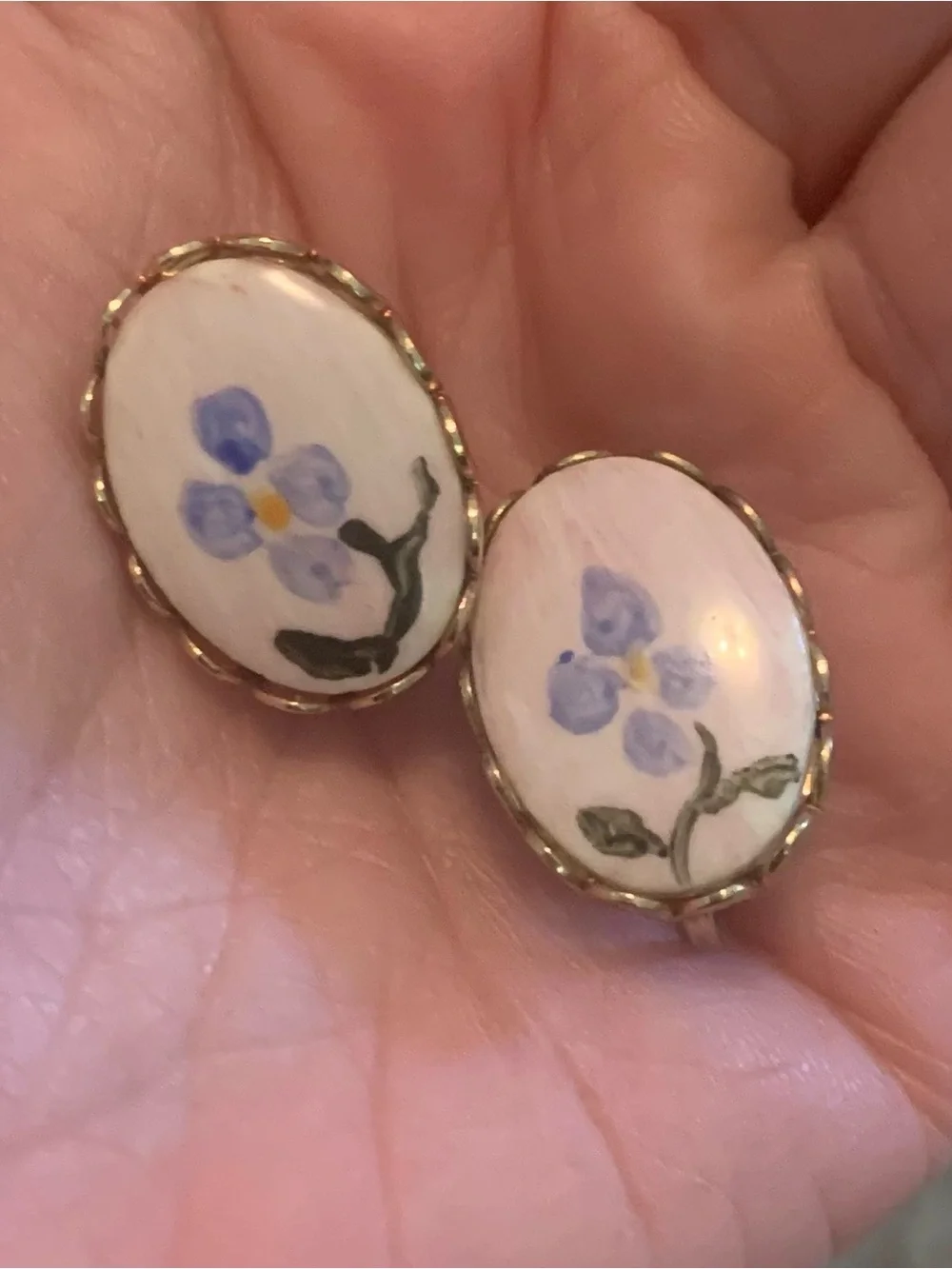 Lot of 6 Vintage Clip-On Earrings 60s 70s 80s Costume Jewelry Chunky Plastic